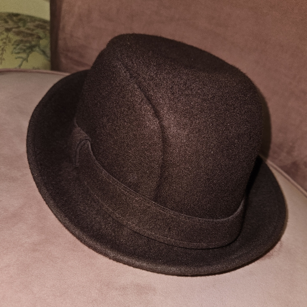 J. Crew Dark Brown Fedora Hat